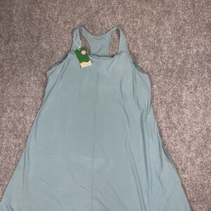 HALARA Women's Midi Dress in Light Blue